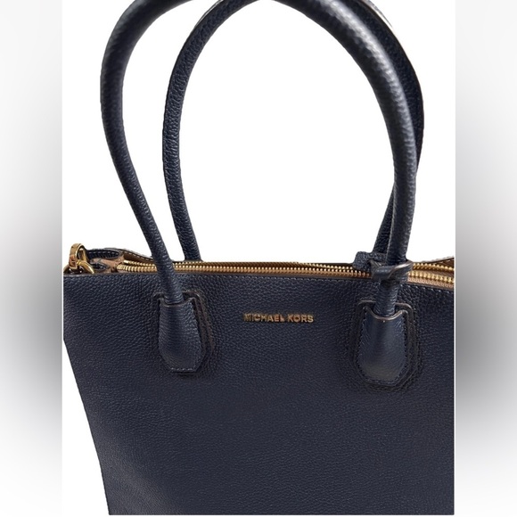 Michael Kors Blue Satchel Bag Structured Design - Picture 7 of 7